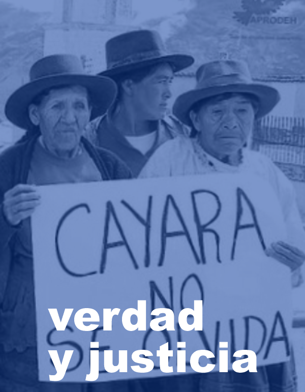 Archivo institucional de APRODEH: Verdad y justicia