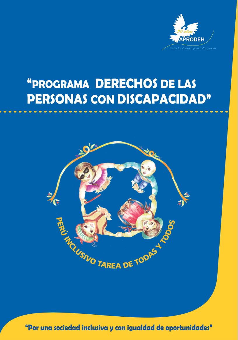 Portada de Programa Derechos de las Personas con Discapacidad