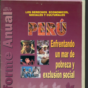 Portada de Informe DESC 1998