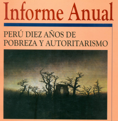 Portada de Informe anual Perú diez años de pobreza y autoritarismo
