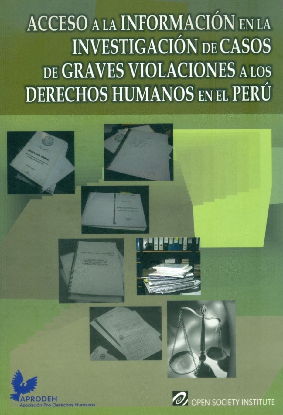 Portada de Acceso a la información en la investigación de casos graves violaciones a los DDHH
