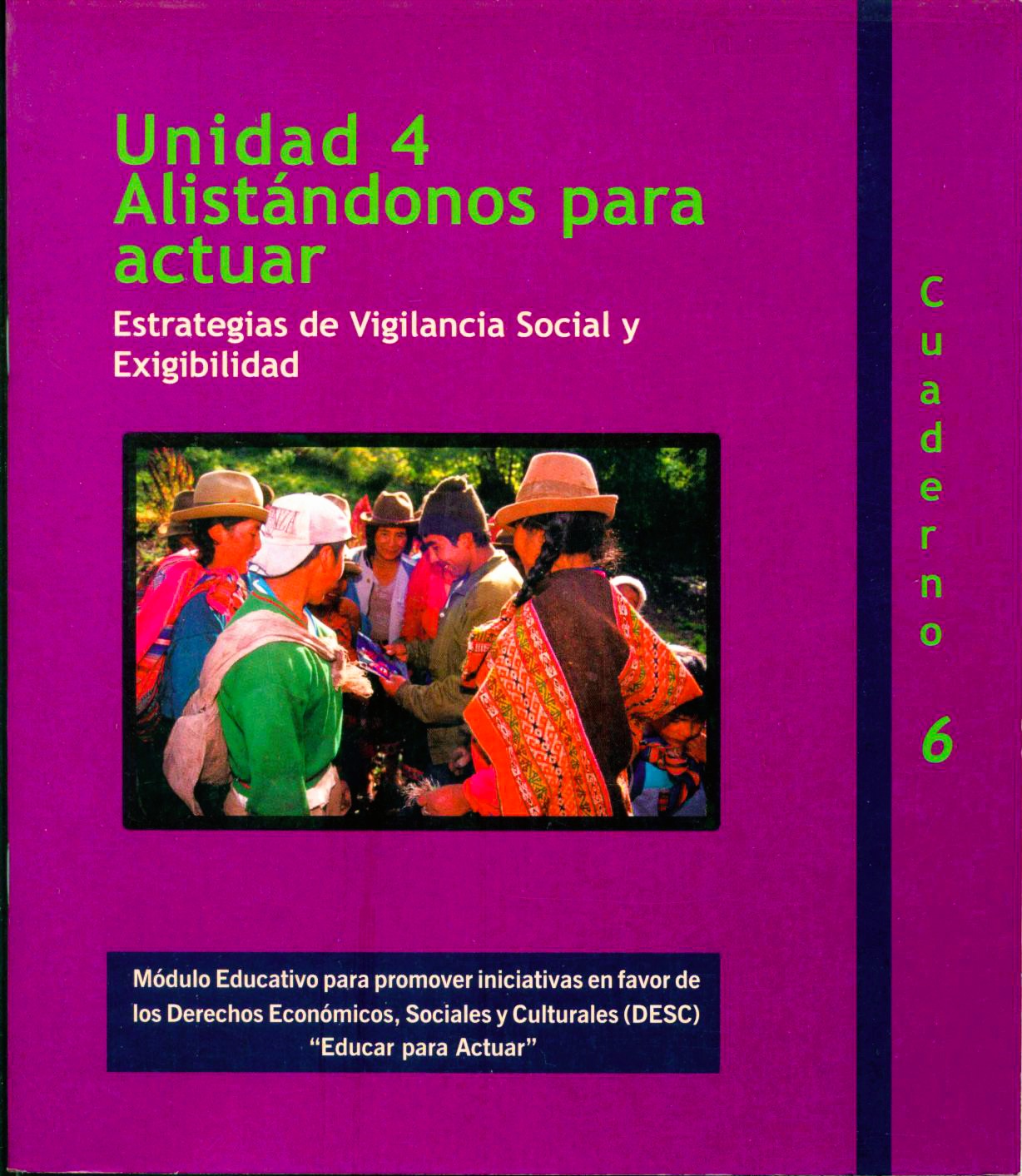 Portada de Alistandonos para actuar modulo educativo