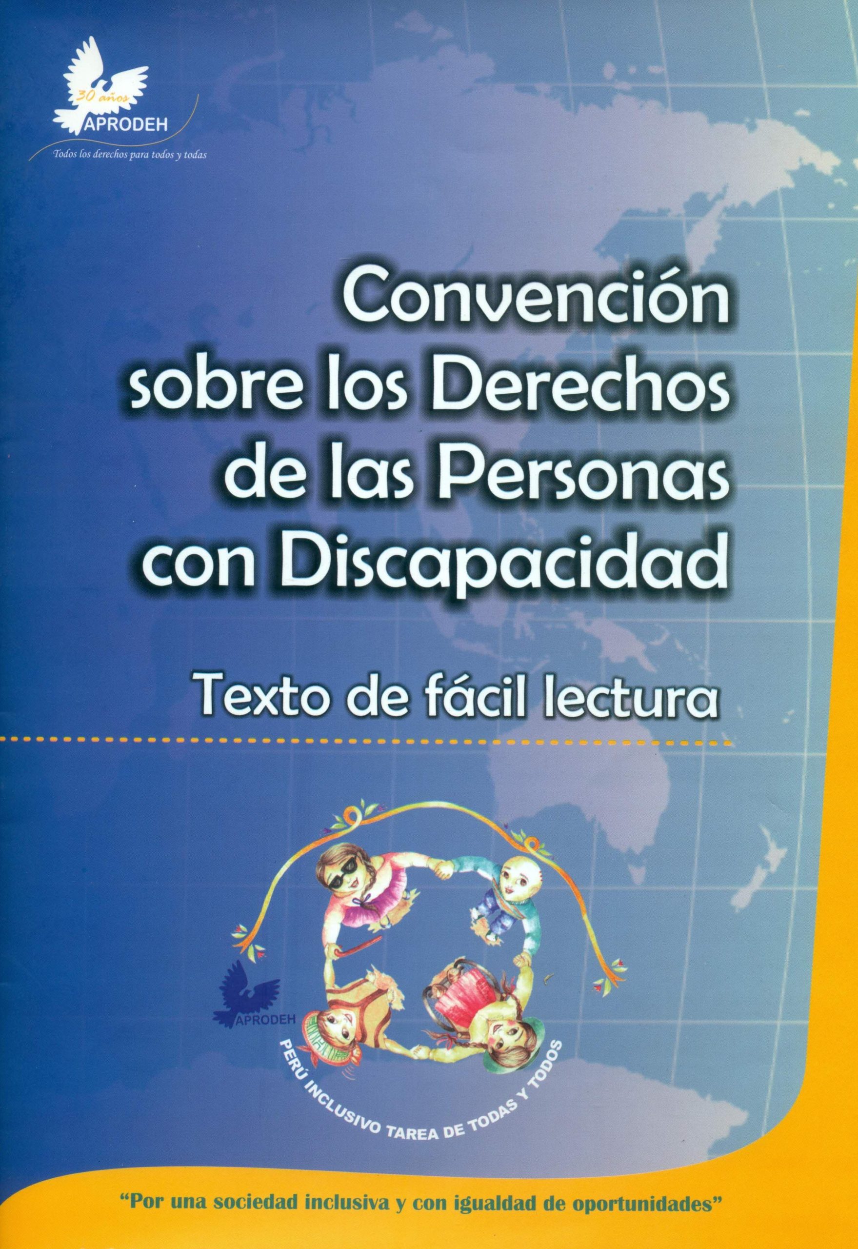 Portada de Convención sobre los Derechos de las personas con discapcidad
