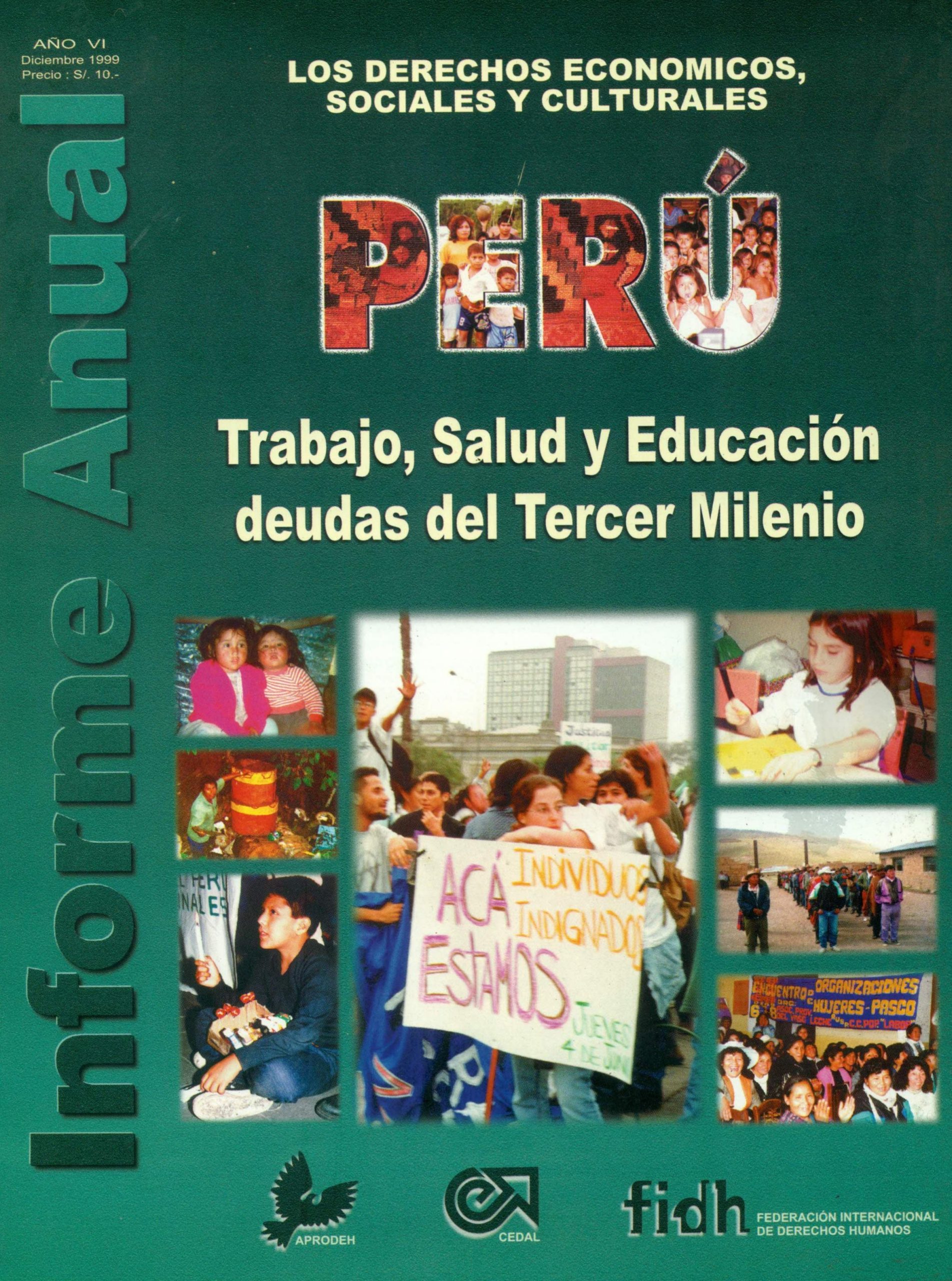 Portada de Informe DESC 1999