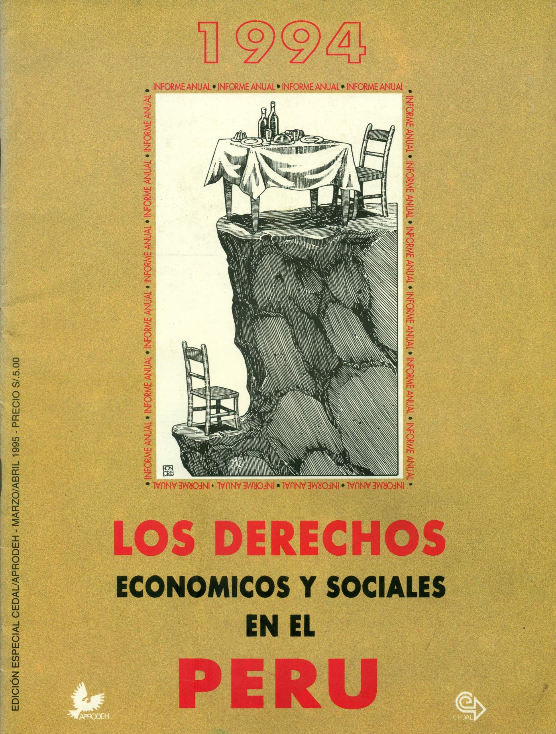 Portada de Informe Especial DESC 1994