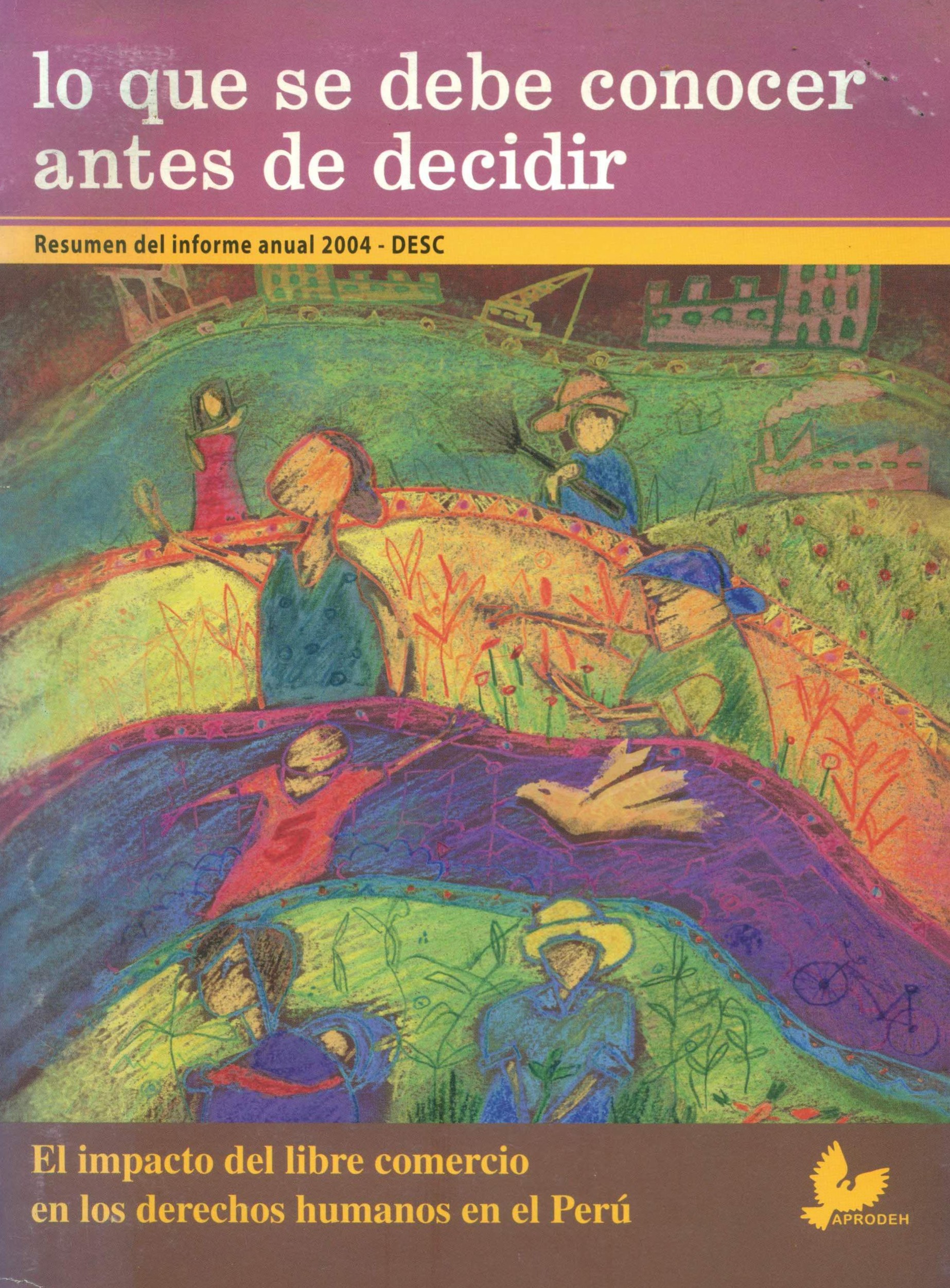 Portada de Informe anual 2004 DESC