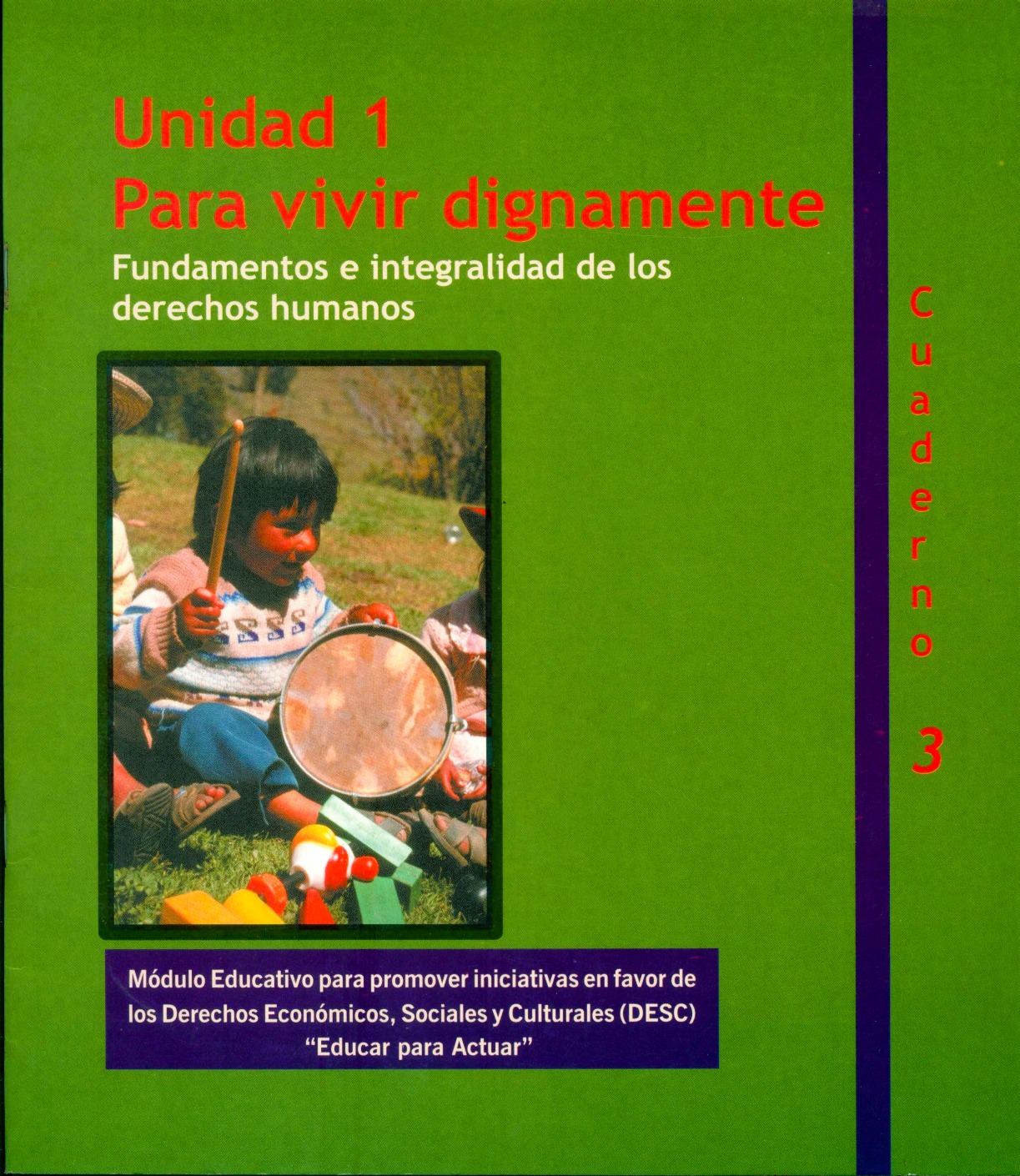 Portada de Para vivir dignamente modulo educativo