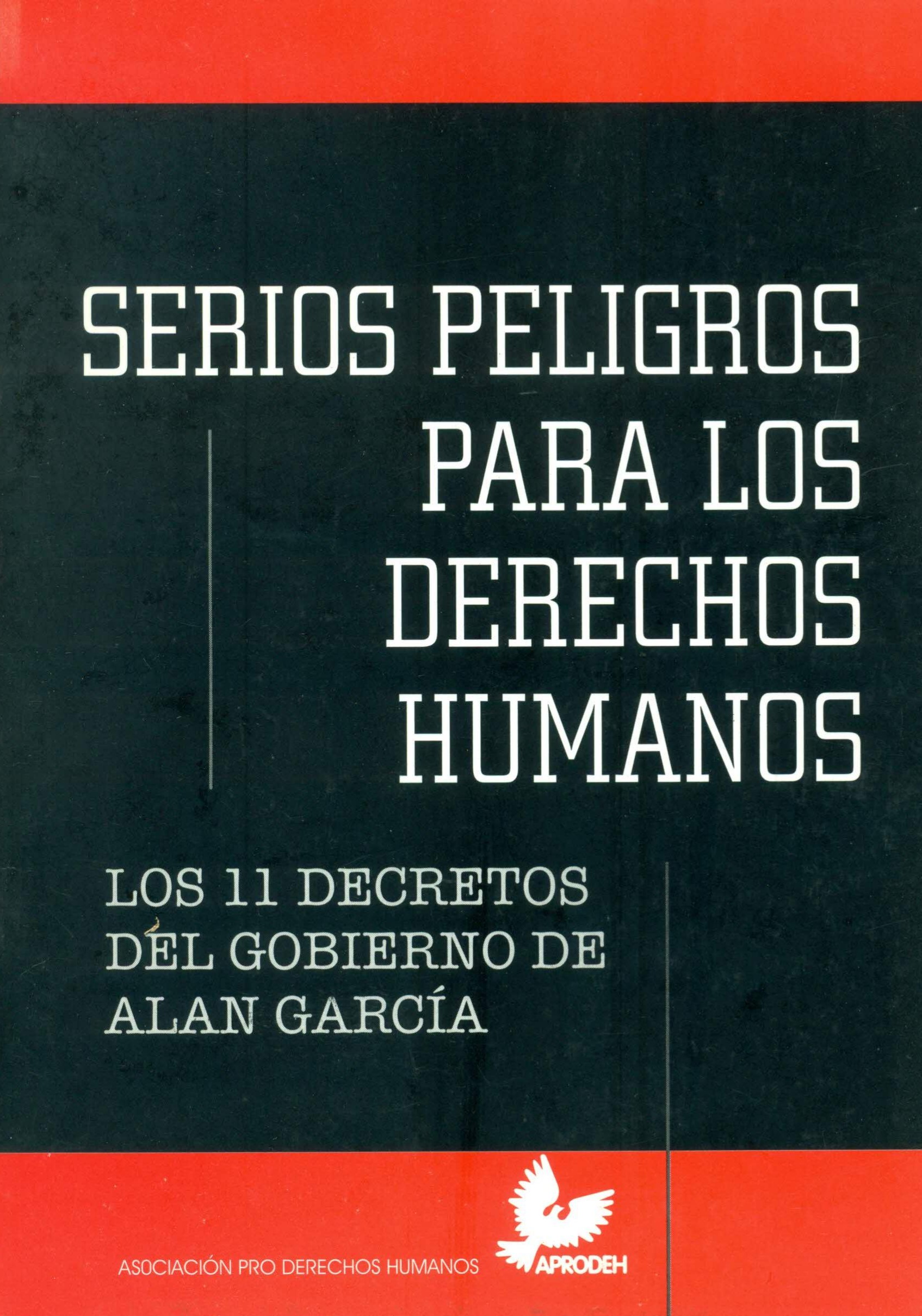 Portada de Serios peligros para los DDHH