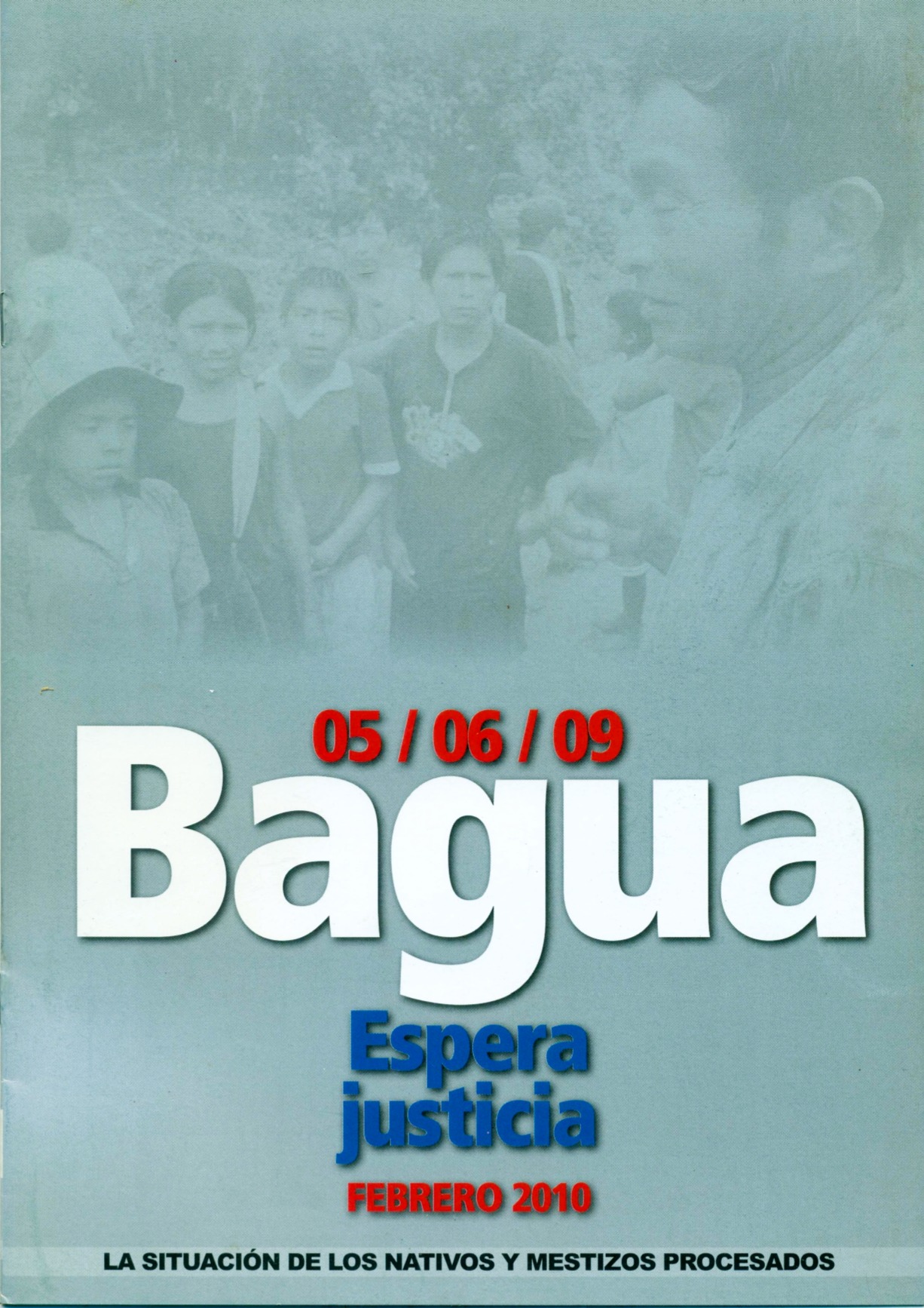Portada de Bagua espera justicia