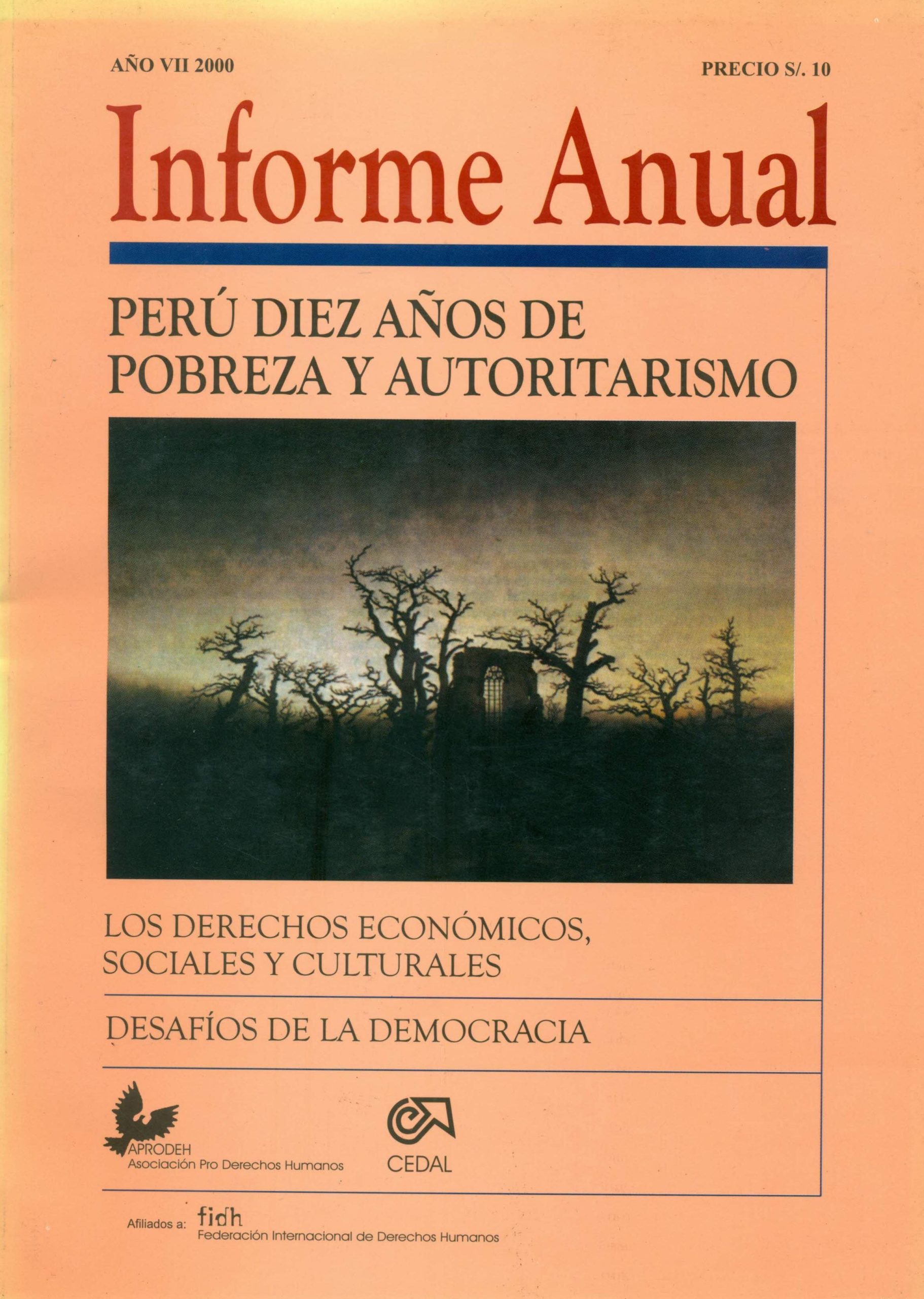 Portada de Informe anual 2000