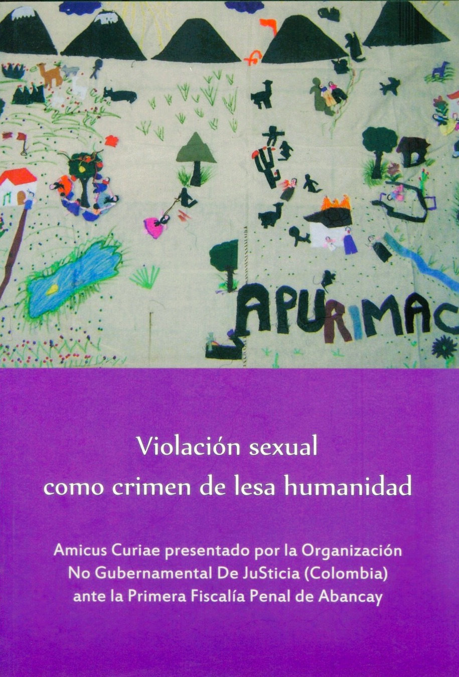 Portada de Violación sexual como crimen de lesa humanidad